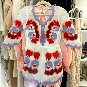 Embroidered Alice McCall Romper